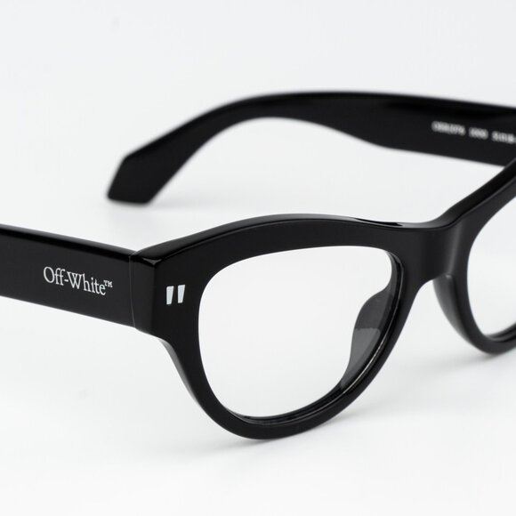 Off-White STYLE 76 Women Eyeglasses Black Square OERJ076 STYLE 76 1000 - Picture 5 of 10